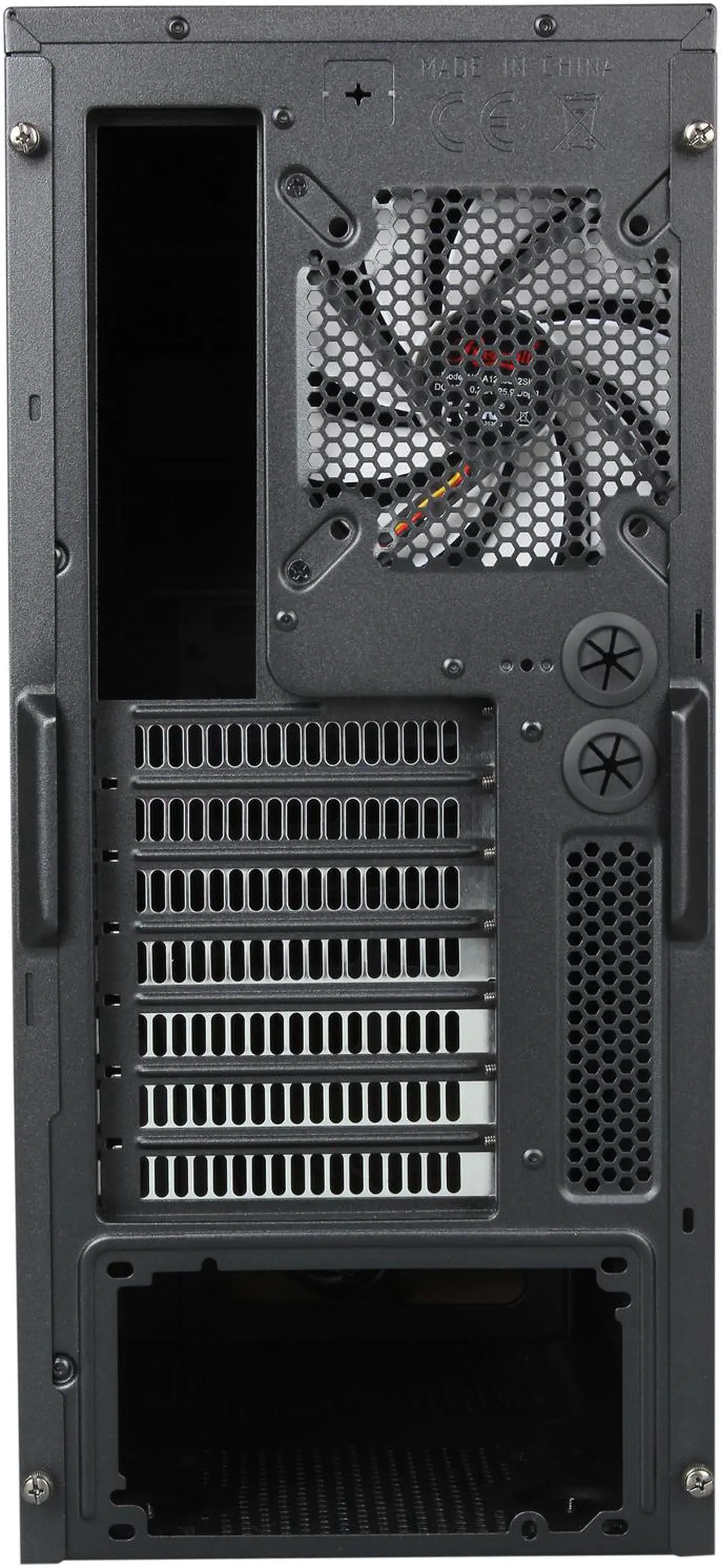 Alt view image 9 of 9 - Rosewill Legacy QT01-S - Tri-Fan, Silver Aluminum Alloy ATX Mid Tower Silent Computer Case