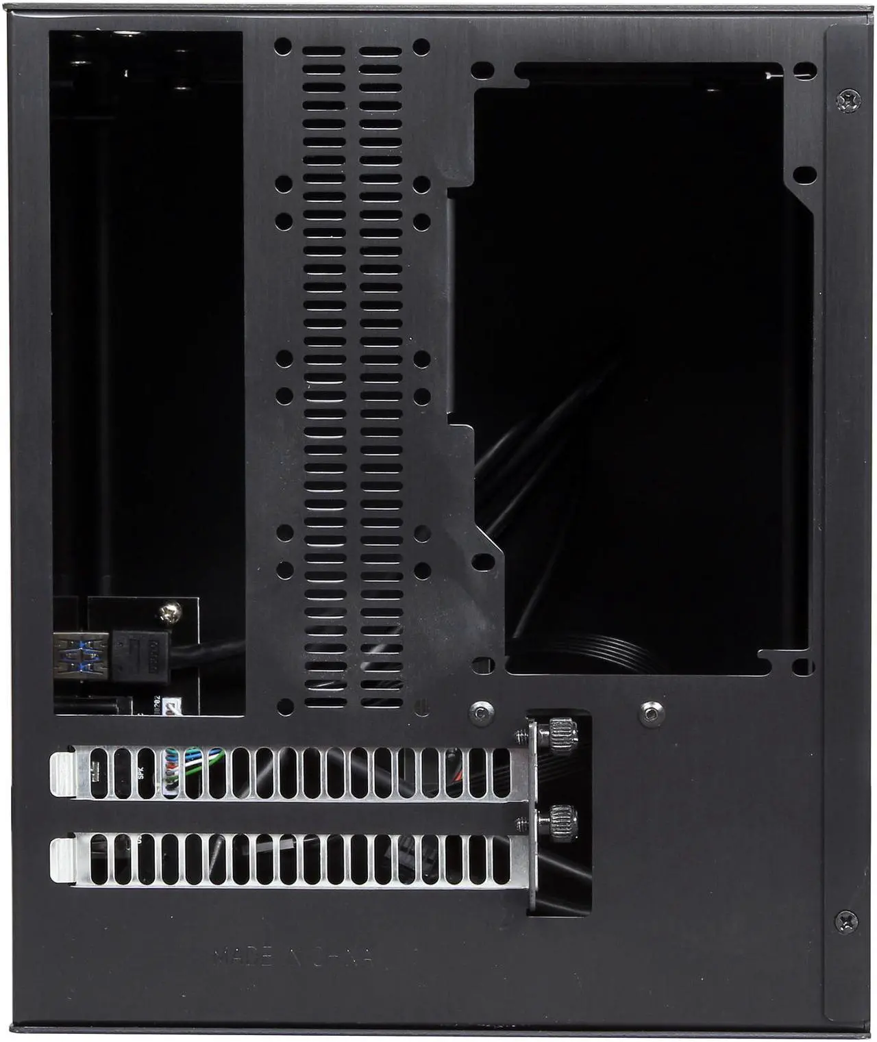 Alt view image 9 of 9 - Rosewill Legacy V3 Plus-B - Black Aluminum Alloy Mini ITX Computer Case