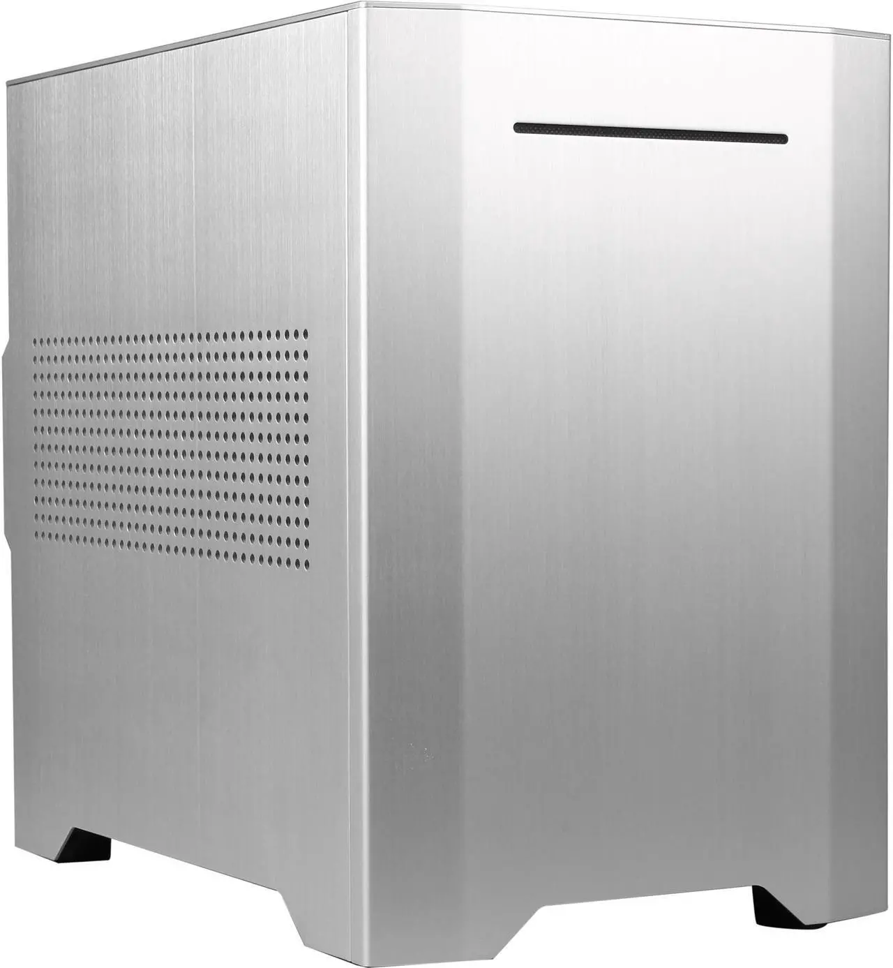 Main image of Rosewill Legacy W1-S - Window, Silver Aluminum & Steel Mini-ITX Tower Dual-Fan Computer Case