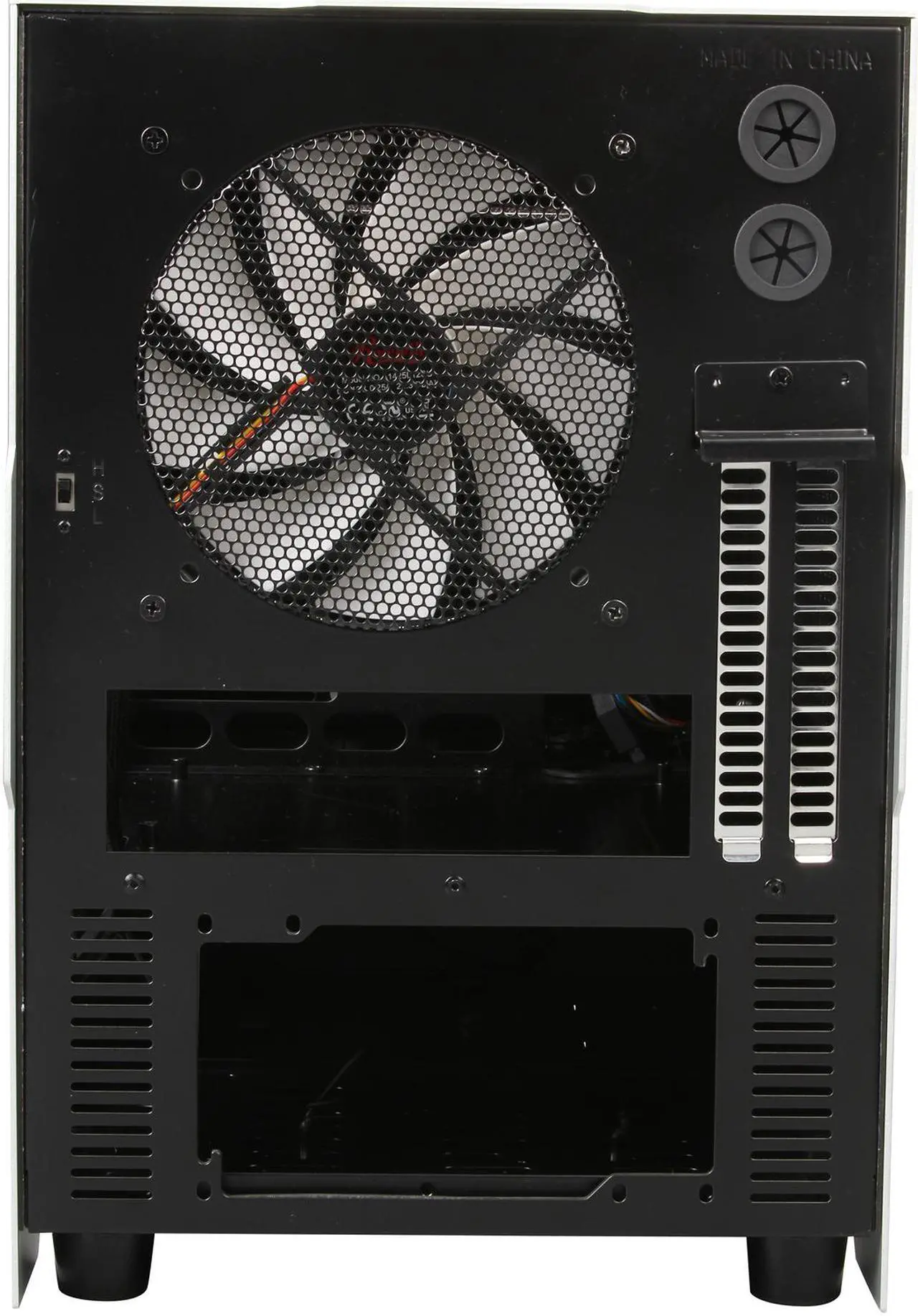Alt view image 8 of 9 - Rosewill Legacy W1-S - Window, Silver Aluminum & Steel Mini-ITX Tower Dual-Fan Computer Case