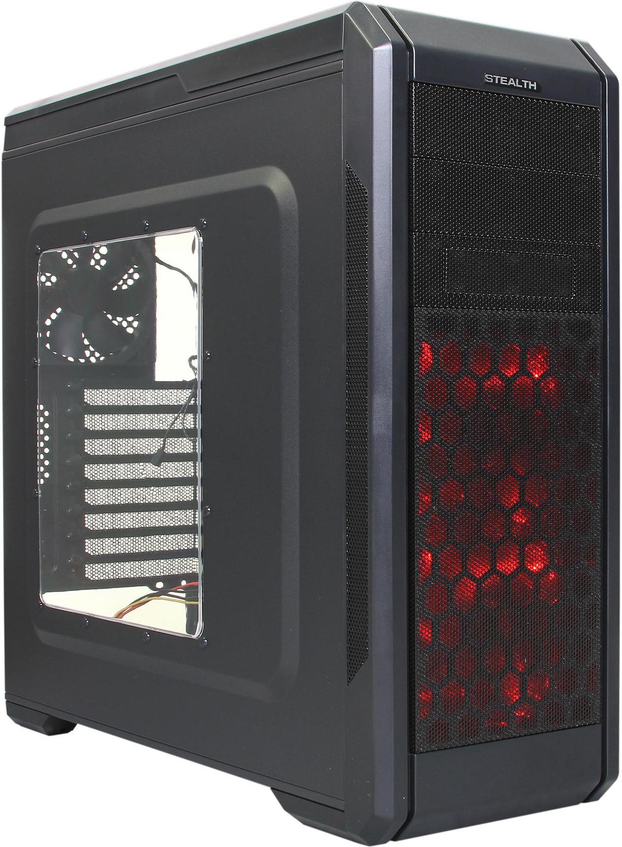 Alt view image 3 of 10 - Rosewill ATX Mid Tower Gaming Computer Case with Side Panel Window - Top HDD Dock and Fan Controller Included, Supports Up To 5 Fans - Stealth