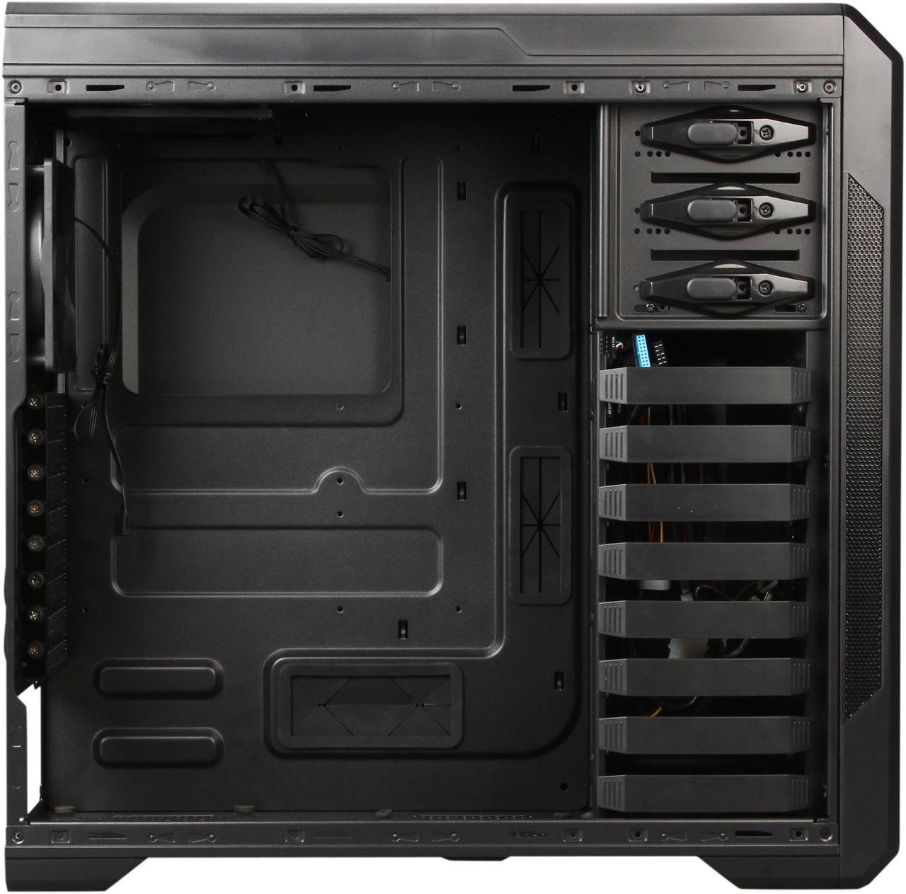 Alt view image 8 of 10 - Rosewill ATX Mid Tower Gaming Computer Case with Side Panel Window - Top HDD Dock and Fan Controller Included, Supports Up To 5 Fans - Stealth