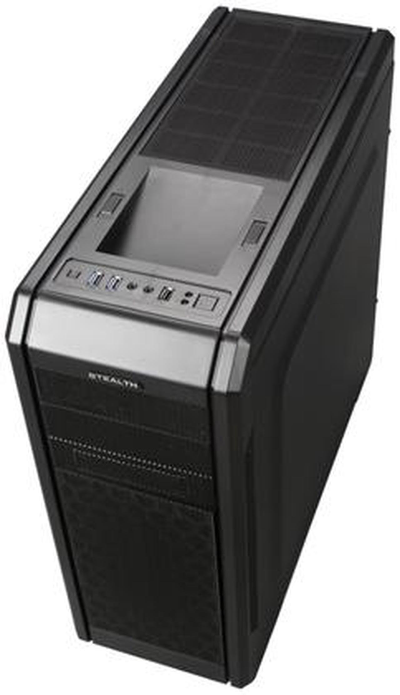 Alt view image 10 of 10 - Rosewill ATX Mid Tower Gaming Computer Case with Side Panel Window - Top HDD Dock and Fan Controller Included, Supports Up To 5 Fans - Stealth