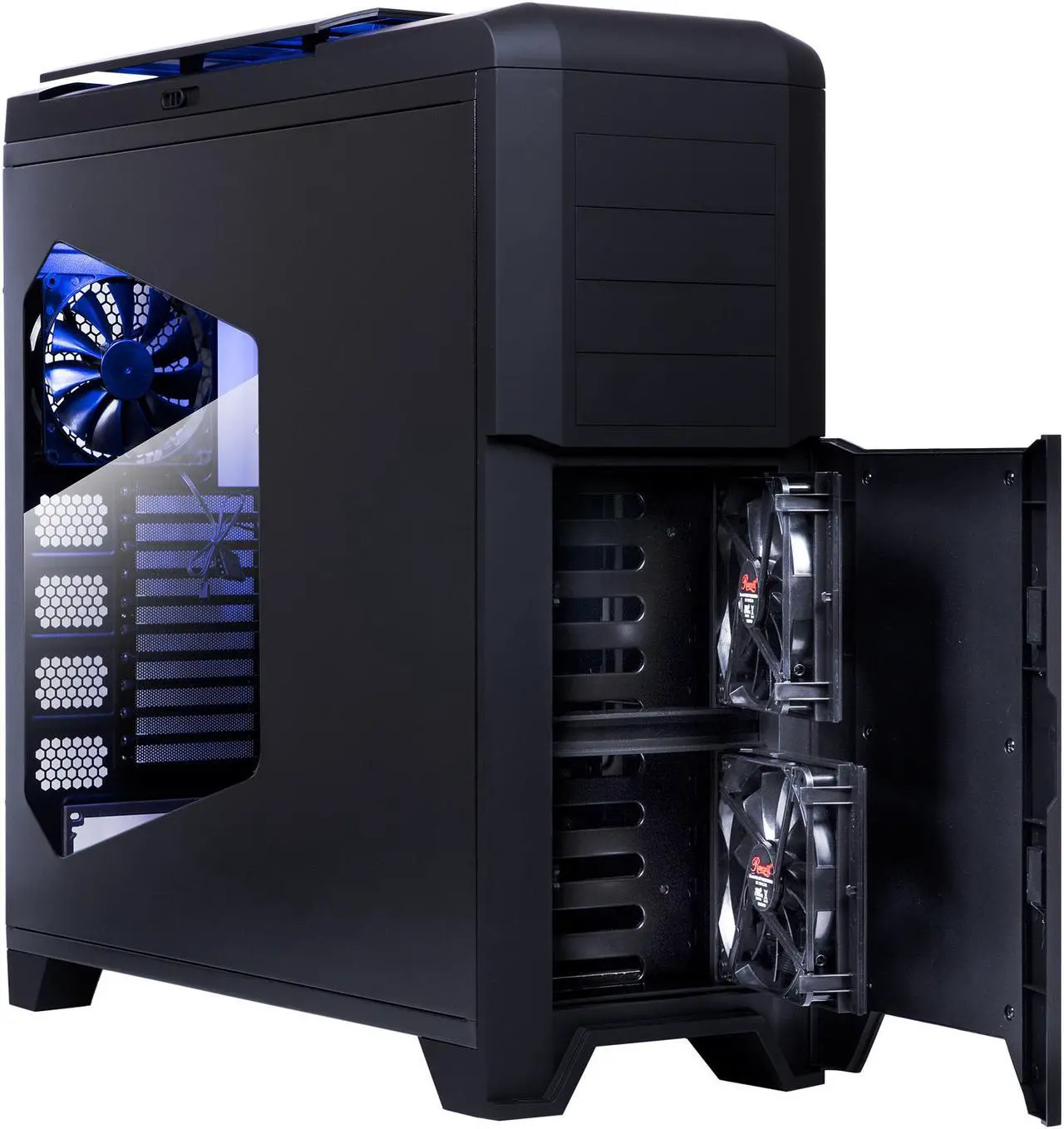 Alt view image 3 of 12 - Rosewill ATX Full Tower Gaming Computer Case, Supports up to 400 mm Long VGA Card, up to 280 mm Long Liquid-cooling Radiator, Support up to 8 Fans - B2-SPIRIT