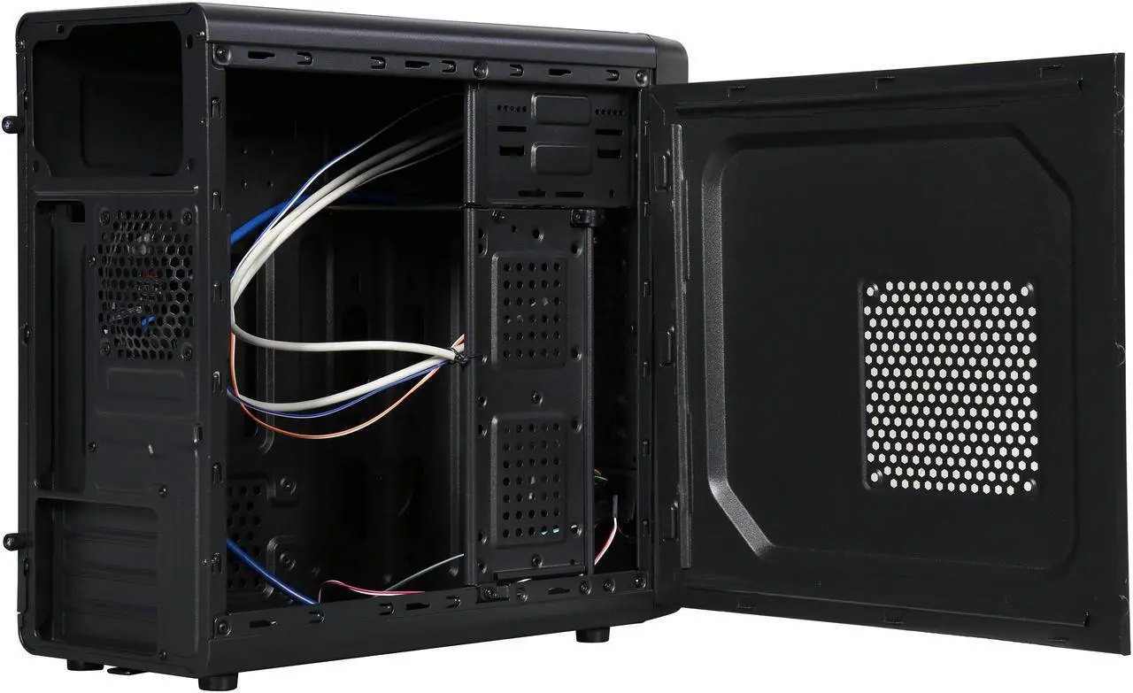 Alt view image 5 of 9 - Rosewill Micro ATX Mini Tower Computer Case - SRM-01