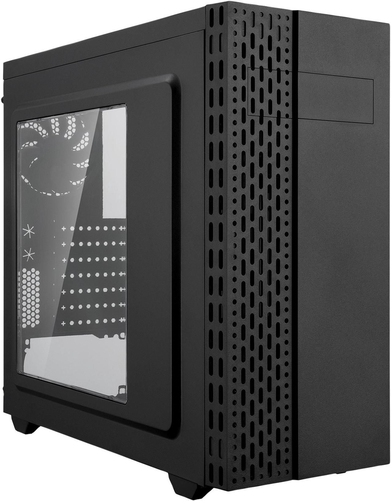 Rosewill ZIRCON T ATX Mid Tower Gaming PC Computer Case with Side Panel Window, Includes 2 x 120mm Fans, 240mm AIO up to 360mm Liquid Cooler Support, 380mm Graphics Card Support