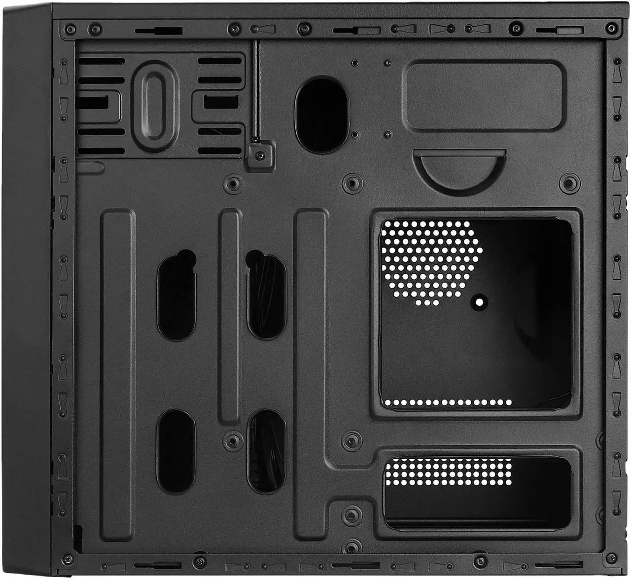 Alt view image 4 of 9 - Rosewill SRM-01B-450 Micro ATX Mini Tower Desktop PC Computer Case with Pre-Installed 450W PSU, 80mm Case Fan, USB 3.0