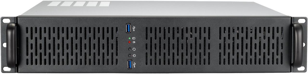 Alt view image 3 of 9 - Rosewill 2U Server Chassis Rackmount Case | 4 3.5" HDD Bays | Micro-ATX Compatible |3 x 80mm PWM Fans | 2x USB 3.0 | Silver/Black - RSV-Z2600U