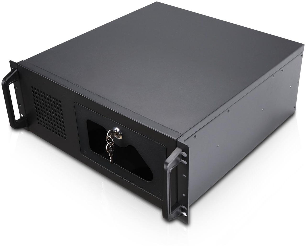 Open Box: Rosewill 4U Server Chassis Rackmount Case | 7 3.5" Bays, 2 5.25" Devices| ATX, CEB Compatible | 1 120mm PWM Fan, 2 80mm PWM Fans | 2x USB 3.0 | Front Panel Lock and Key | Silver/Black - RSV-R4100U - Newegg.com - Open Box condition - Image 7