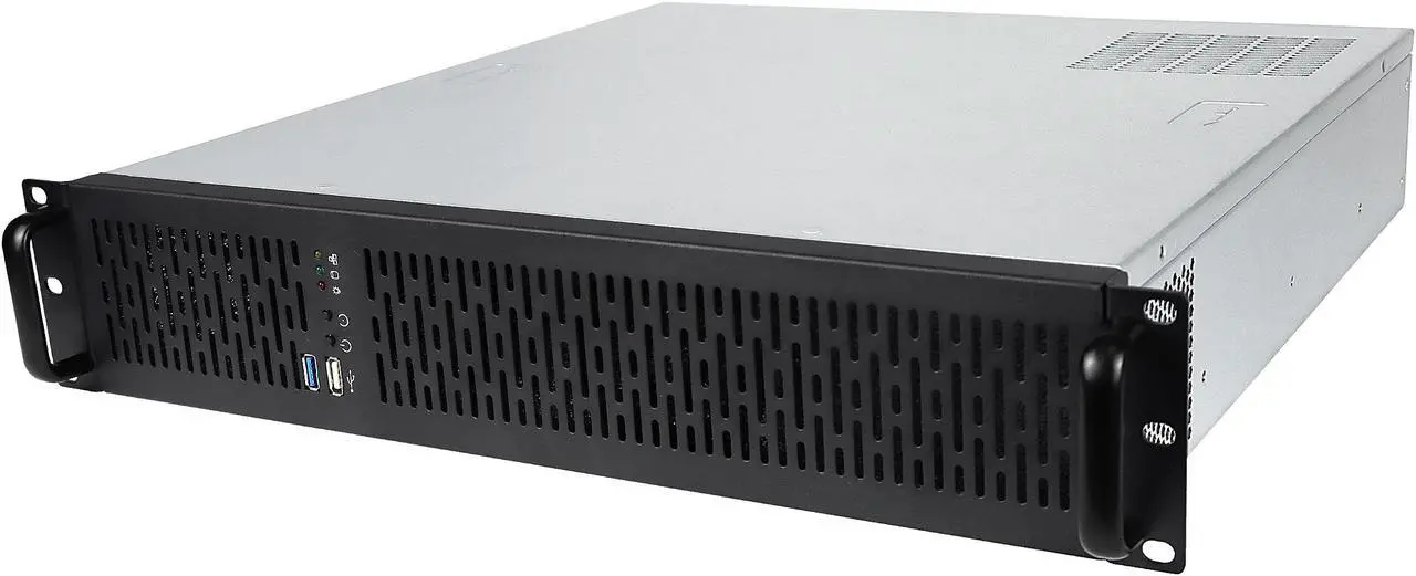 Main image of Rosewill 2U Server Chassis Rackmount Case, 4x 3.5" Bays, 2x 2.5" Devices, Micro-ATX Compatible, 2x 80mm PMW Fans, 2x USB 3.0 - RSV-Z2800U
