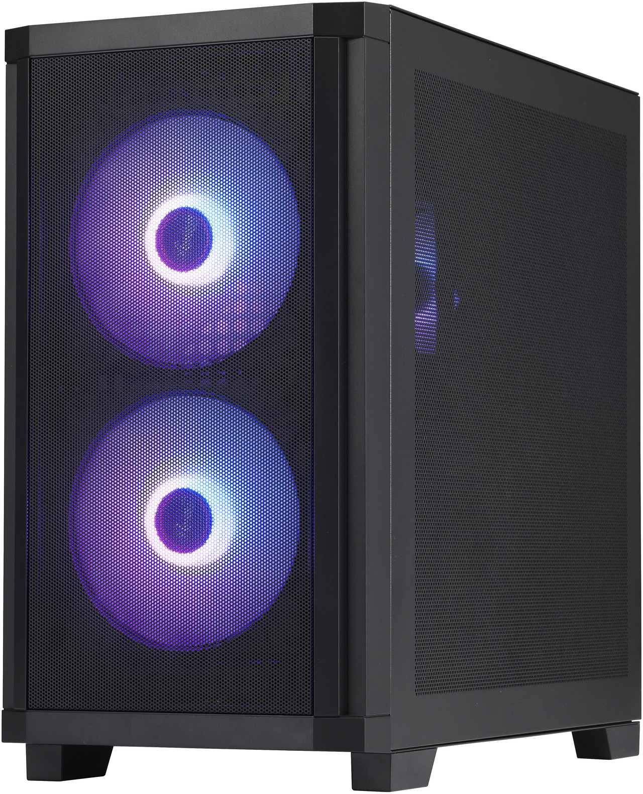 Open Box: Rosewill FBM-X3 Micro ATX Mid Tower Case - Full Mesh Panel, High Airflow Design, 3x PWM ARGB Fans, 2x USB 3.0, Pre-Installed ATX 3.1 650W 80+ Gold Power Supply, 3 Year Warranty - Black - Newegg.com - Open Box condition - Image 15