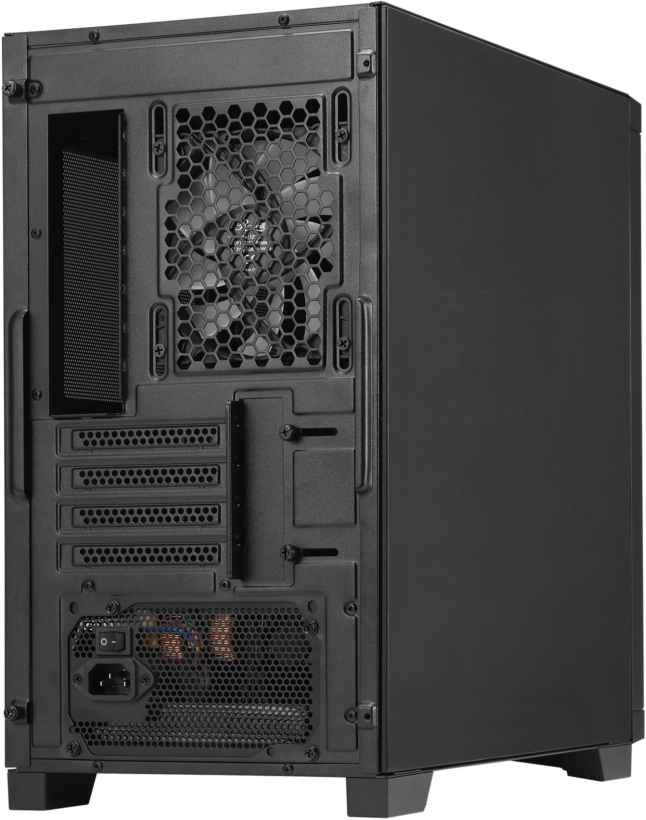 Open Box: Rosewill FBM-X3 Micro ATX Mid Tower Case - Full Mesh Panel, High Airflow Design, 3x PWM ARGB Fans, 2x USB 3.0, Pre-Installed ATX 3.1 650W 80+ Gold Power Supply, 3 Year Warranty - Black - Newegg.com - Open Box condition - Image 26