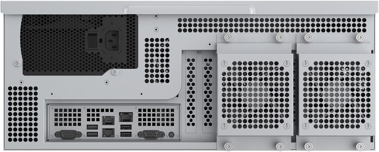 Alt view image 8 of 11 - Rosewill 4U Server Chassis|Supports up to 4 GPUs|8 Hot-Swap 3.5"/2.5" SATA/SAS up to 12Gbps|E-ATX Compatible|3x 12038 Hot-Swap Fans, 2 Rear 8038 Fans|USB 3.2 Type-C|With Rail Kit|Ideal for AI Servers