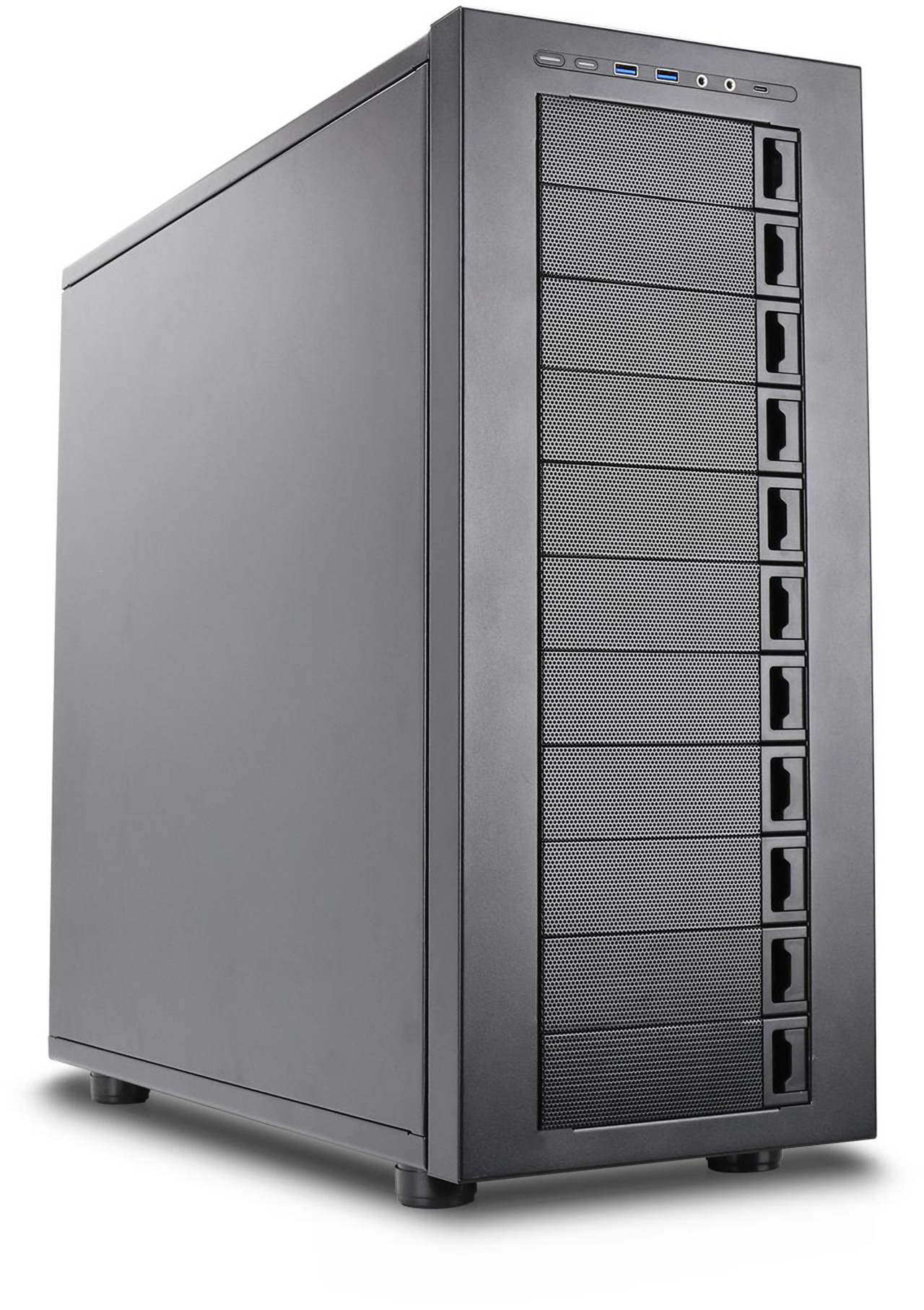 Open Box: Rosewill THOR NAS - Full Tower Workstation Case | Server Chassis | Supports up to 11 x 3.5" HDD and 13 x 2.5" SSD | E-ATX Compatible | 1 x 140mm PWM Fan | USB 3.2 Type-C | Ideal for AI Servers - Newegg.com - Open Box condition - Image 11