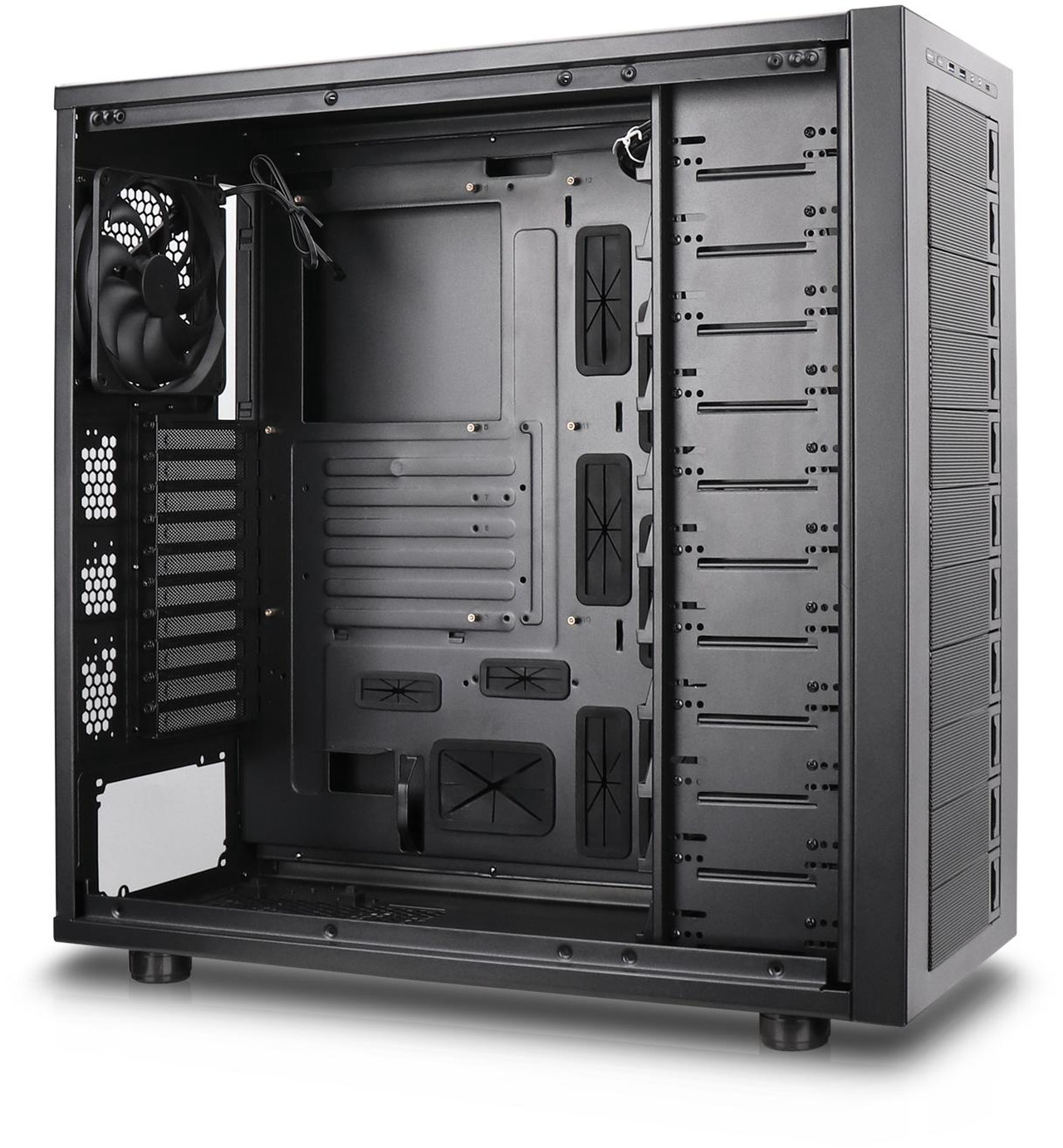 Open Box: Rosewill THOR NAS - Full Tower Workstation Case | Server Chassis | Supports up to 11 x 3.5" HDD and 13 x 2.5" SSD | E-ATX Compatible | 1 x 140mm PWM Fan | USB 3.2 Type-C | Ideal for AI Servers - Newegg.com - Open Box condition - Image 17