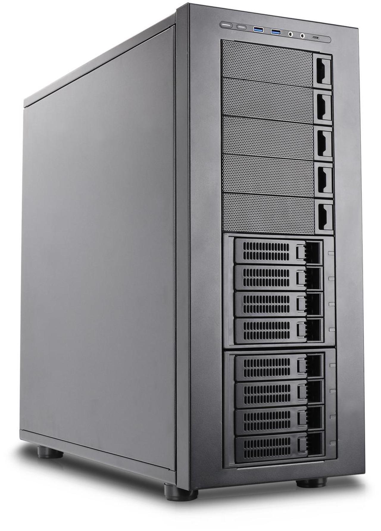 Main image of Rosewill Full Tower Workstation Case | Server Chassis | Supports up to 8 3.5" Hot-Swap 3.5"/2.5" SATA/SAS and 4 2.5" SSD | E-ATX Compatible | 1x 14cm PWM Fan | USB 3.2 Type-C | Ideal for AI Servers, DIY NAS, Media Servers - THOR NAS PRO