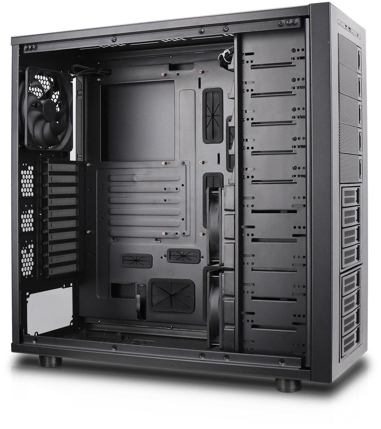 Alt view image 7 of 10 - Rosewill Full Tower Workstation Case | Server Chassis | Supports up to 8 3.5" Hot-Swap 3.5"/2.5" SATA/SAS and 4 2.5" SSD | E-ATX Compatible | 1x 14cm PWM Fan | USB 3.2 Type-C | Ideal for AI Servers, DIY NAS, Media Servers - THOR NAS PRO
