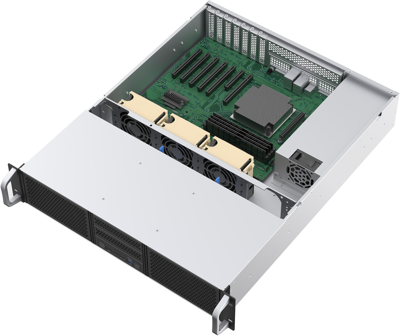 Open Box: Rosewill 2U Rackmount Server Chassis | Supports up to 8 x 3.5" HDD | ATX Motherboard Support | 2U/CRPS PSU | 3x 80mm PWM Fans | USB 3.2 Type-C | RSV-Z2008 - Newegg.com - Open Box condition - Image 21