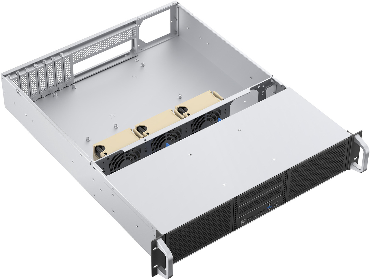 Open Box: Rosewill 2U Rackmount Server Chassis | Supports up to 8 x 3.5" HDD | ATX Motherboard Support | 2U/CRPS PSU | 3x 80mm PWM Fans | USB 3.2 Type-C | RSV-Z2008 - Newegg.com - Open Box condition - Image 22