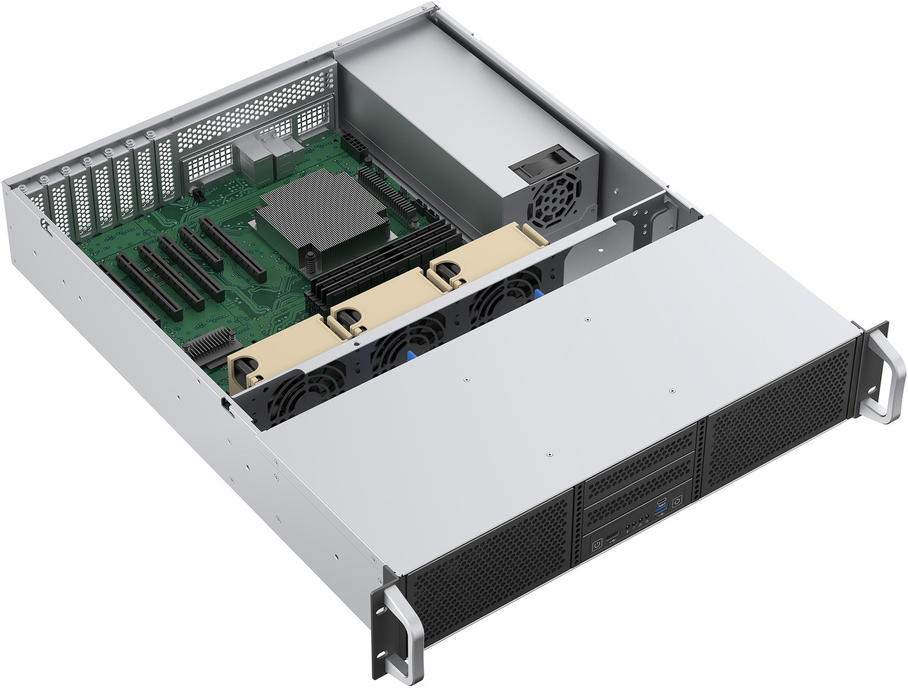 Open Box: Rosewill 2U Rackmount Server Chassis | Supports up to 8 x 3.5" HDD | ATX Motherboard Support | 2U/CRPS PSU | 3x 80mm PWM Fans | USB 3.2 Type-C | RSV-Z2008 - Newegg.com - Open Box condition - Image 23