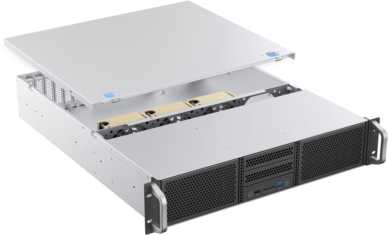 Open Box: Rosewill 2U Rackmount Server Chassis | Supports up to 8 x 3.5" HDD | ATX Motherboard Support | 2U/CRPS PSU | 3x 80mm PWM Fans | USB 3.2 Type-C | RSV-Z2008 - Newegg.com - Open Box condition - Image 25