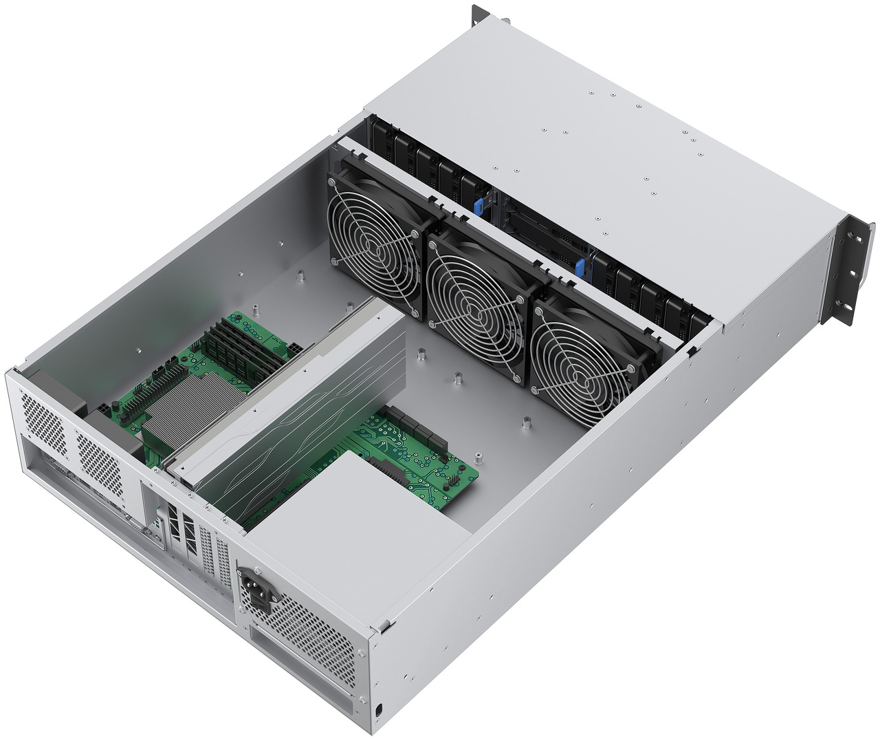 Open Box: Rosewill 3U Rackmount Server Chassis | Supports up to 14 x 3.5" HDD | ATX Compatible | 5 x 120mm PWM Fans + 2 x 80mm PWM Fans | USB 3.2 Type-C | RSV-Z3014 - Newegg.com - Open Box condition - Image 18