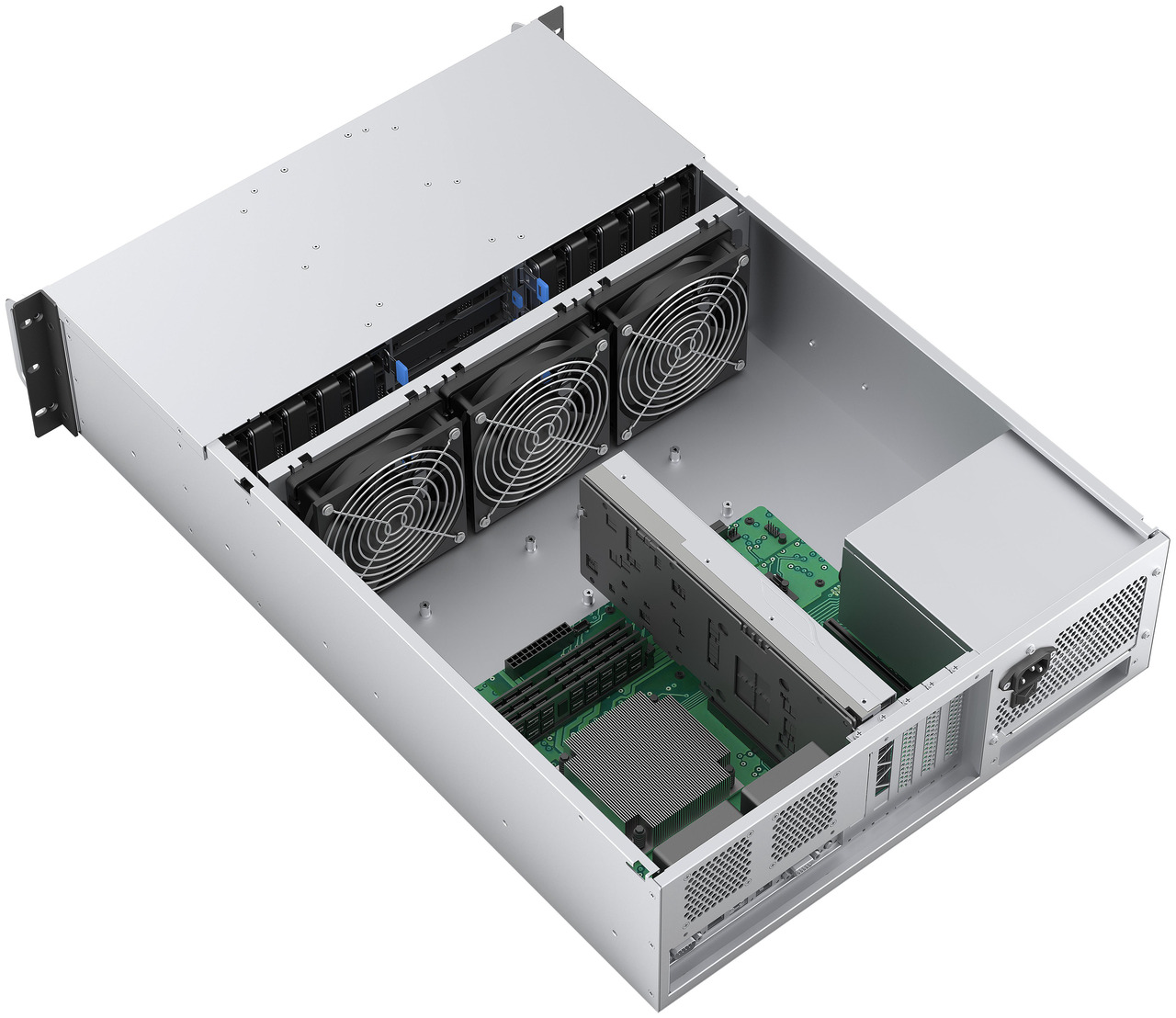 Open Box: Rosewill 3U Rackmount Server Chassis | Supports up to 14 x 3.5" HDD | ATX Compatible | 5 x 120mm PWM Fans + 2 x 80mm PWM Fans | USB 3.2 Type-C | RSV-Z3014 - Newegg.com - Open Box condition - Image 20