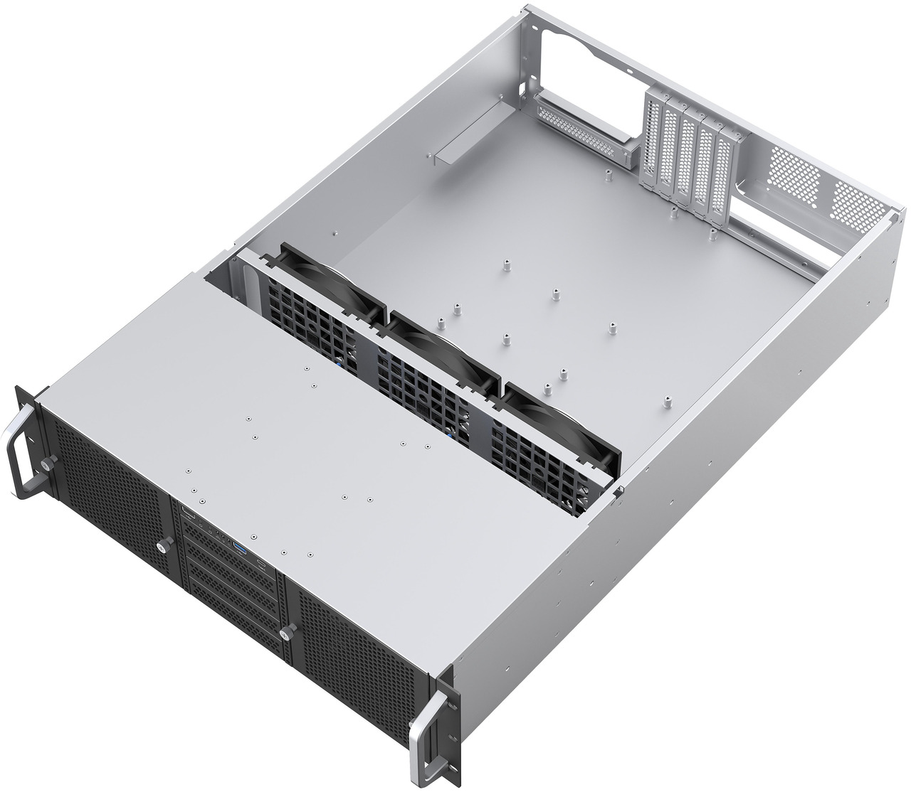 Open Box: Rosewill 3U Rackmount Server Chassis | Supports up to 14 x 3.5" HDD | ATX Compatible | 5 x 120mm PWM Fans + 2 x 80mm PWM Fans | USB 3.2 Type-C | RSV-Z3014 - Newegg.com - Open Box condition - Image 21