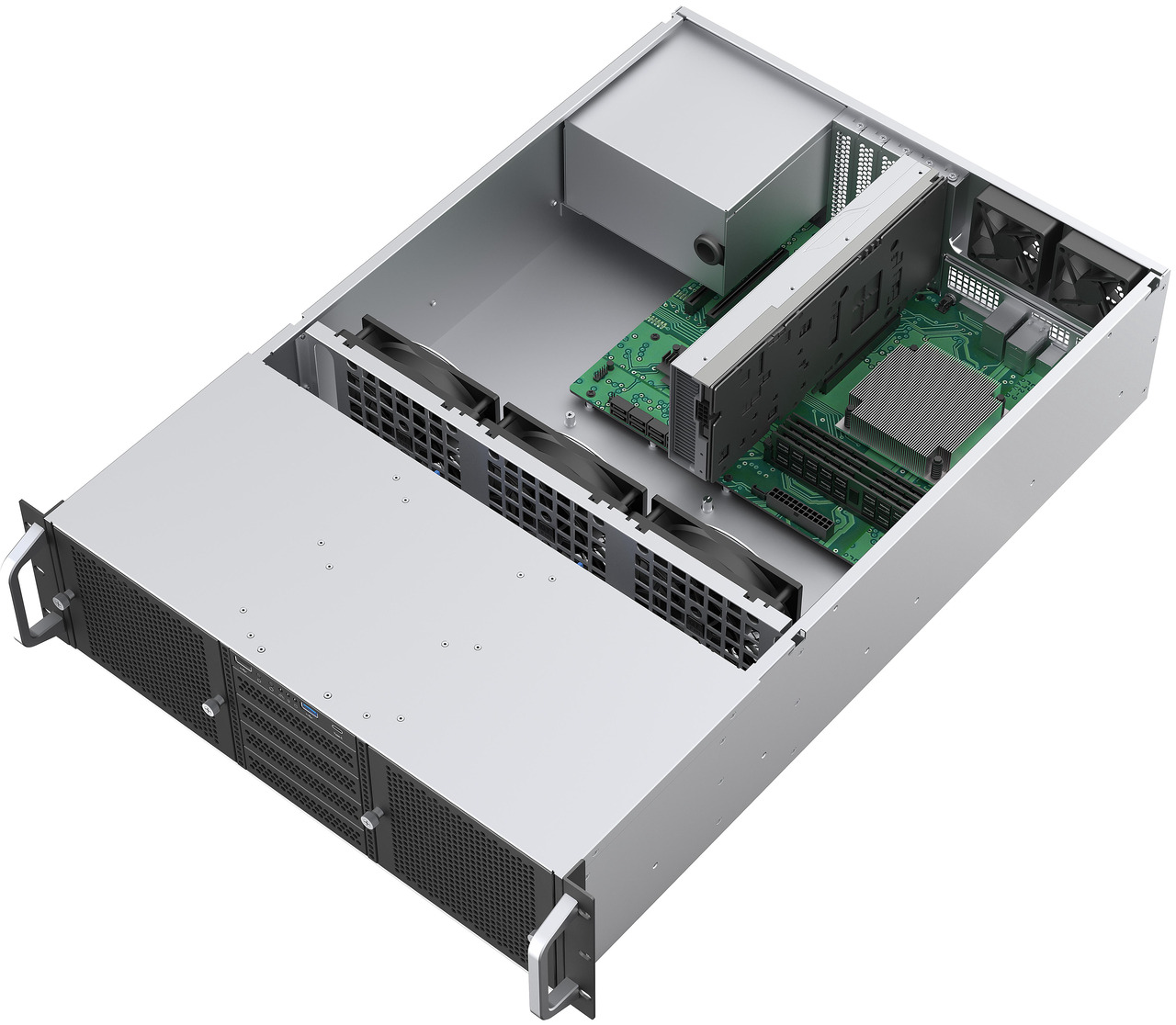 Open Box: Rosewill 3U Rackmount Server Chassis | Supports up to 14 x 3.5" HDD | ATX Compatible | 5 x 120mm PWM Fans + 2 x 80mm PWM Fans | USB 3.2 Type-C | RSV-Z3014 - Newegg.com - Open Box condition - Image 22