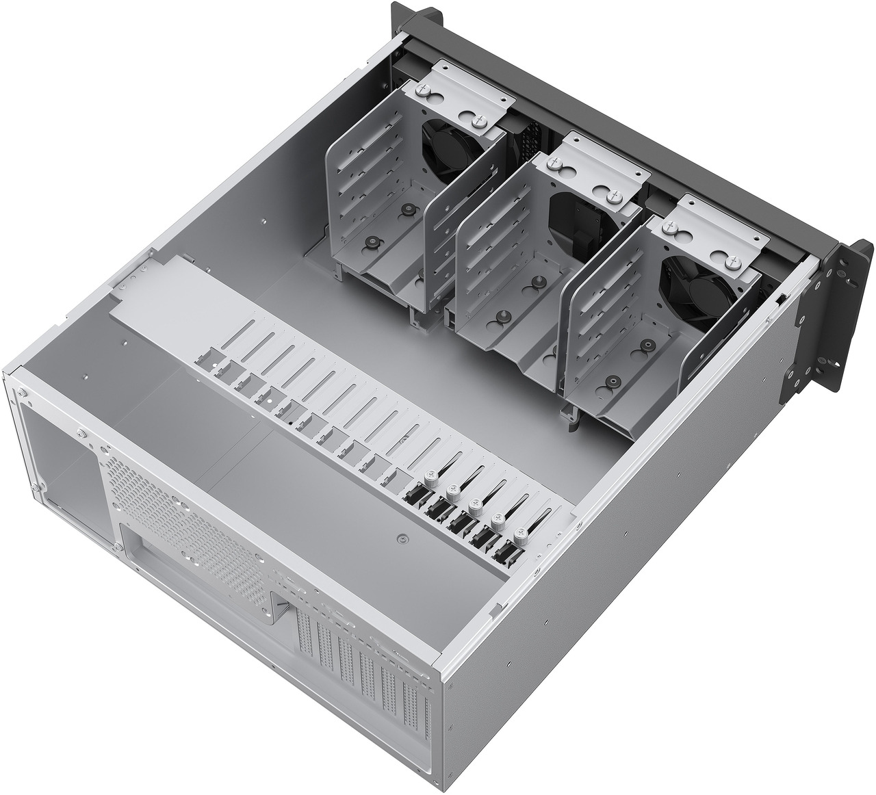 Open Box: Rosewill 4U Rackmount Server Chassis | Expands to 12 x 3.5" HDD | Massive ATX & PCIe Compatibility | 2x 120mm PWM Fans + 2x 80mm PWM Fans | USB 3.2 Type-C | RSV-R4012 - Newegg.com - Open Box condition - Image 20