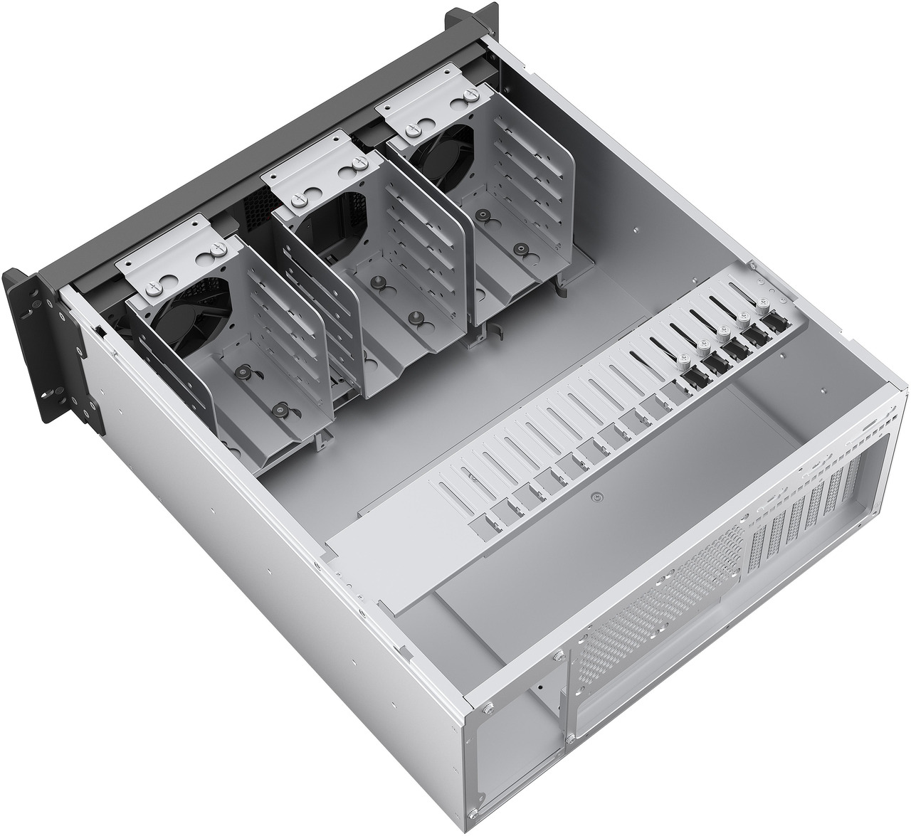 Open Box: Rosewill 4U Rackmount Server Chassis | Expands to 12 x 3.5" HDD | Massive ATX & PCIe Compatibility | 2x 120mm PWM Fans + 2x 80mm PWM Fans | USB 3.2 Type-C | RSV-R4012 - Newegg.com - Open Box condition - Image 22
