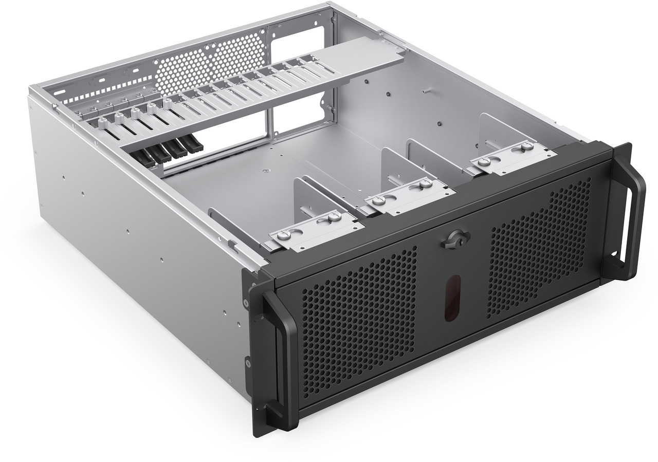 Open Box: Rosewill 4U Rackmount Server Chassis | Expands to 12 x 3.5" HDD | Massive ATX & PCIe Compatibility | 2x 120mm PWM Fans + 2x 80mm PWM Fans | USB 3.2 Type-C | RSV-R4012 - Newegg.com - Open Box condition - Image 26