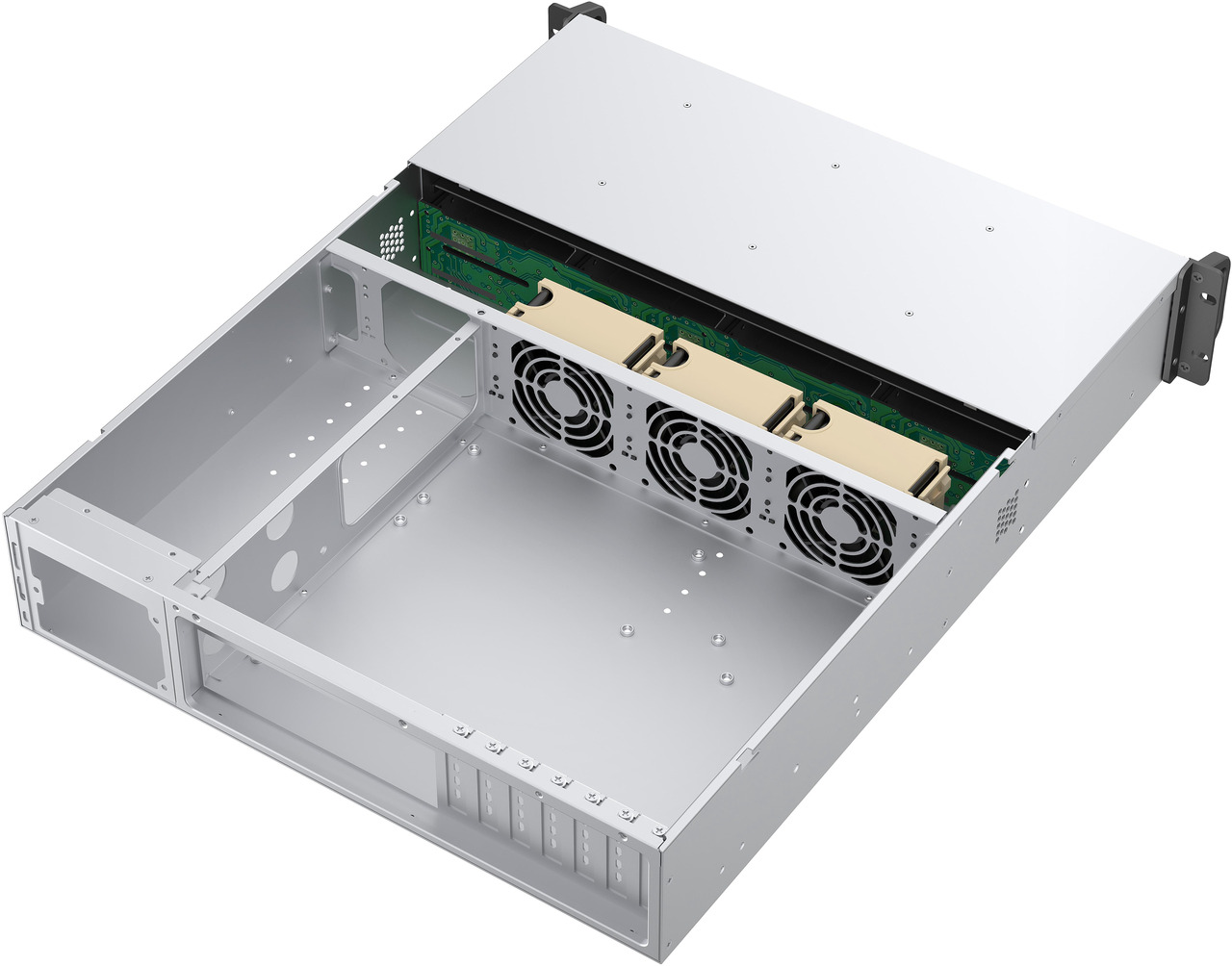 Open Box: Rosewill 2U Rackmount Server Chassis | Supports up to 8 3.5" 12Gbps Hot Swap SATA/SAS | E-ATX Compatible | 2U/CRPS PSU | 3x 8038 PWM Fan | USB 3.2 Type-C | RSV-H208 - Newegg.com - Open Box condition - Image 14