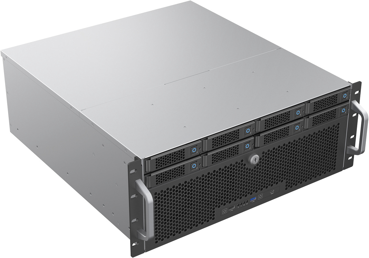 Open Box: Rosewill 4U Rackmount Server Chassis | Server Chassis | Supports up to 8 3.5" 12Gbps Hot Swap SATA/SAS | ATX Compatible | 6x 80mm PWM Fan | USB 3.2 Type-C | RSV-H408 - Newegg.com - Open Box condition - Image 17