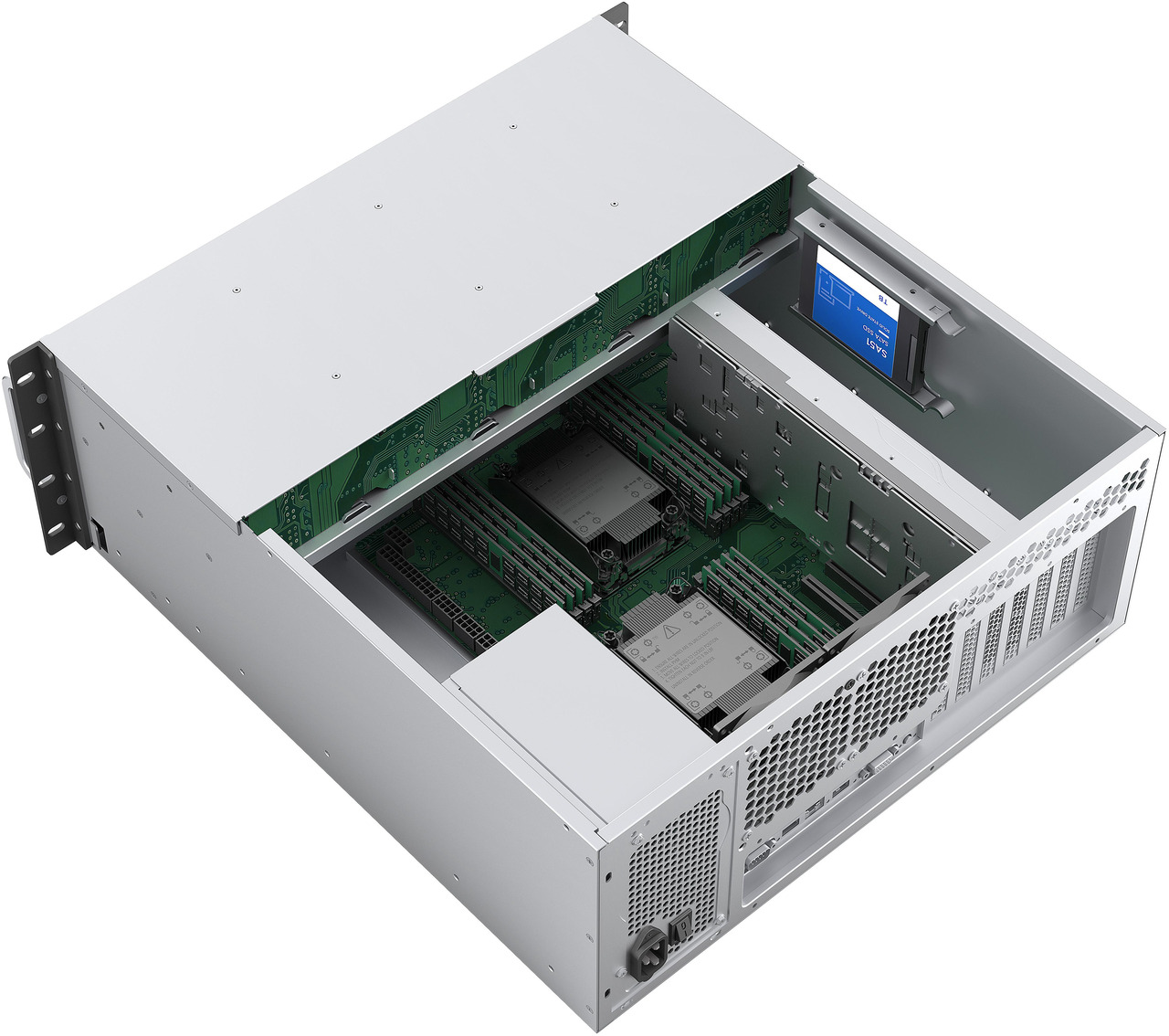 Open Box: Rosewill 4U Rackmount Server Chassis | Server Chassis | Supports up to 8 3.5" 12Gbps Hot Swap SATA/SAS | ATX Compatible | 6x 80mm PWM Fan | USB 3.2 Type-C | RSV-H408 - Newegg.com - Open Box condition - Image 22