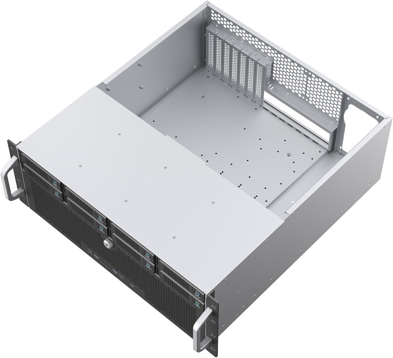 Open Box: Rosewill 4U Rackmount Server Chassis | Server Chassis | Supports up to 8 3.5" 12Gbps Hot Swap SATA/SAS | ATX Compatible | 6x 80mm PWM Fan | USB 3.2 Type-C | RSV-H408 - Newegg.com - Open Box condition - Image 23