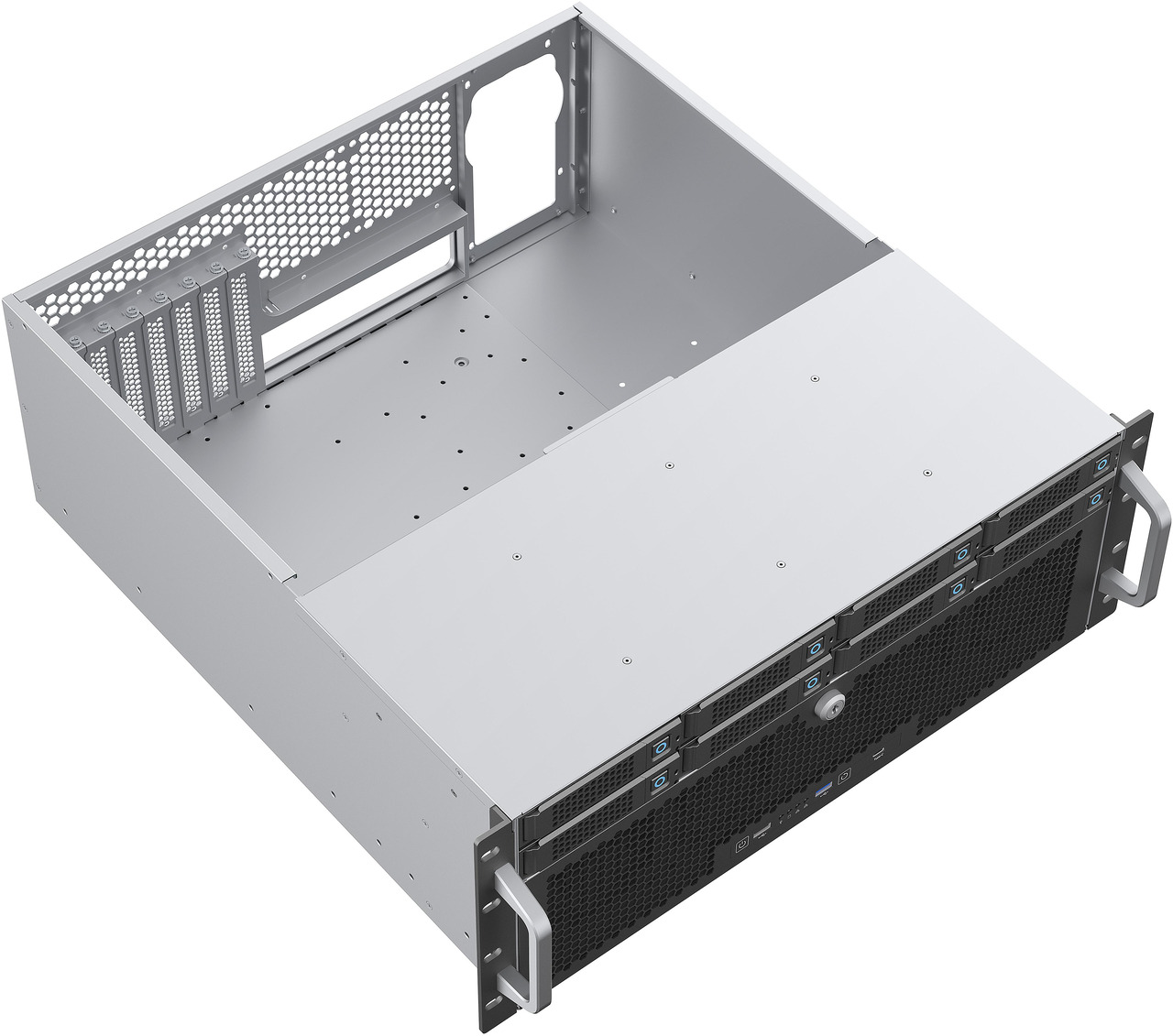 Open Box: Rosewill 4U Rackmount Server Chassis | Server Chassis | Supports up to 8 3.5" 12Gbps Hot Swap SATA/SAS | ATX Compatible | 6x 80mm PWM Fan | USB 3.2 Type-C | RSV-H408 - Newegg.com - Open Box condition - Image 25