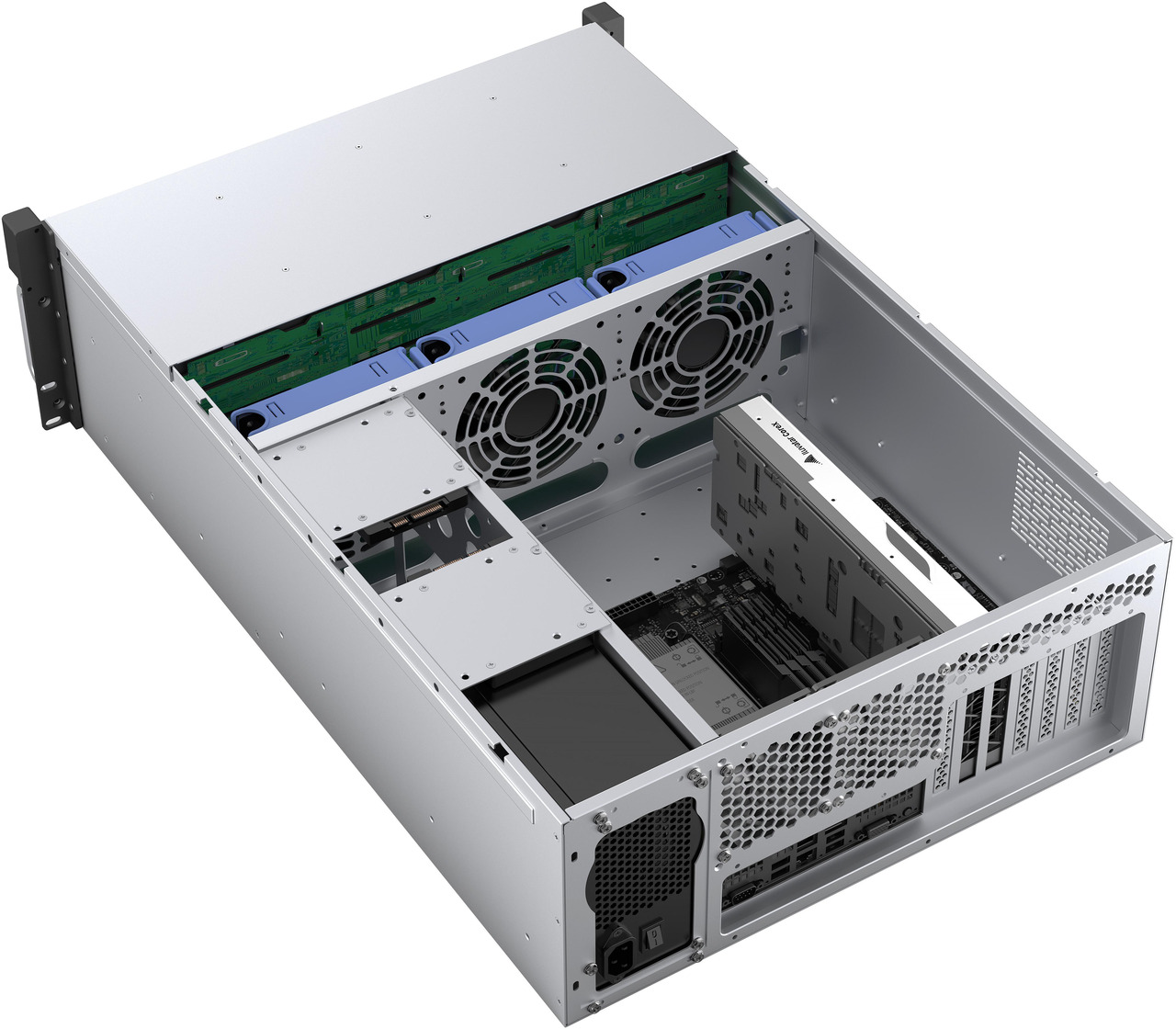 Open Box: Rosewill 4U Rackmount Server Chassis | Supports up to 24 x 3.5" 12Gbps Hot Swap SATA/SAS | E-ATX & SSI-EEB Compatible | 3 x 120x38mm PWM Fan | RSV-H424 - Newegg.com - Open Box condition - Image 22