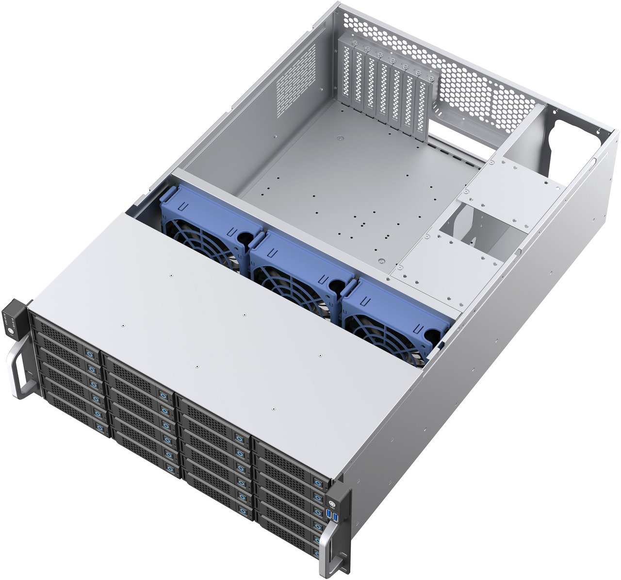 Open Box: Rosewill 4U Rackmount Server Chassis | Supports up to 24 x 3.5" 12Gbps Hot Swap SATA/SAS | E-ATX & SSI-EEB Compatible | 3 x 120x38mm PWM Fan | RSV-H424 - Newegg.com - Open Box condition - Image 23