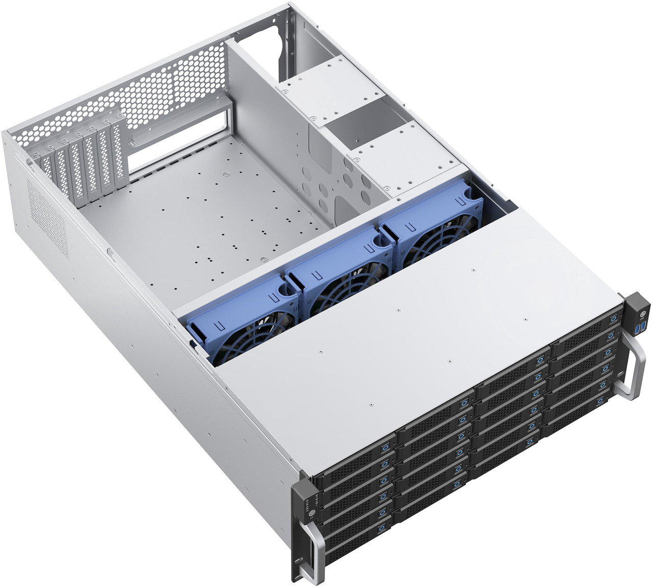 Open Box: Rosewill 4U Rackmount Server Chassis | Supports up to 24 x 3.5" 12Gbps Hot Swap SATA/SAS | E-ATX & SSI-EEB Compatible | 3 x 120x38mm PWM Fan | RSV-H424 - Newegg.com - Open Box condition - Image 25