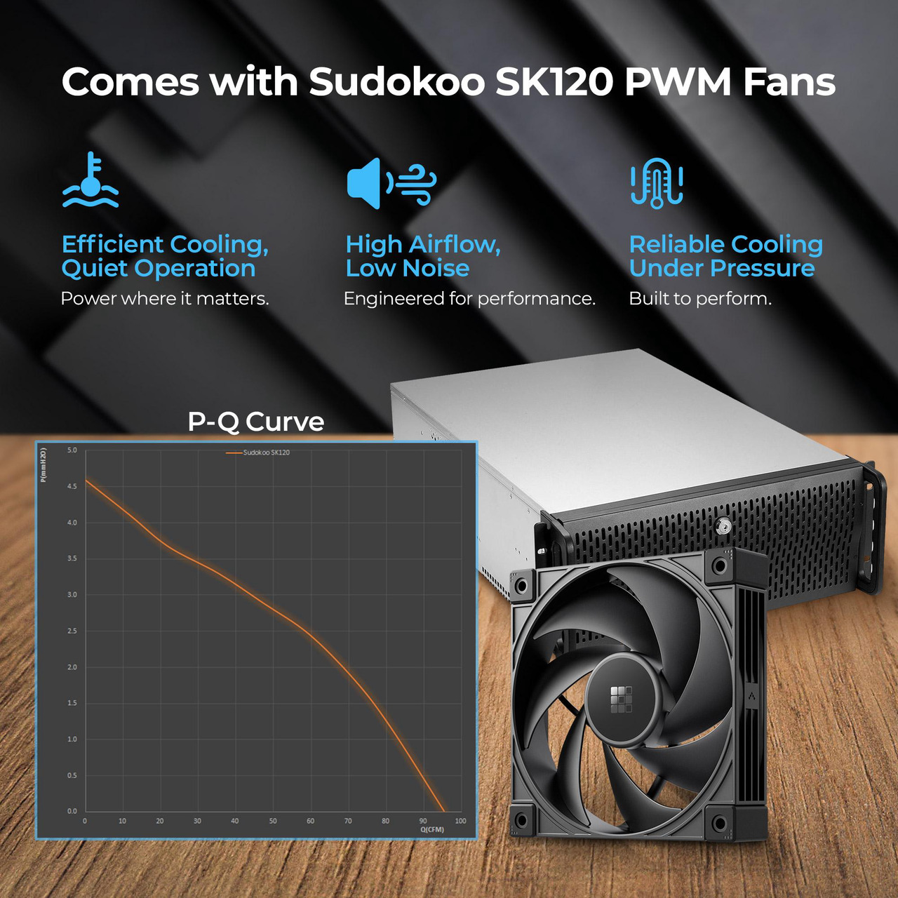 Open Box: Rosewill 4U Server Chassis Rackmount Case - Upgraded Edition with Sudokoo SK120 PWM High-Airflow Fans | 8 x 3.5" HDD Bays, 3 x 5.25" Bays | ATX, CEB Compatible |2x USB 3.0 | Front Panel Lock - Newegg.com - Open Box condition - Image 11