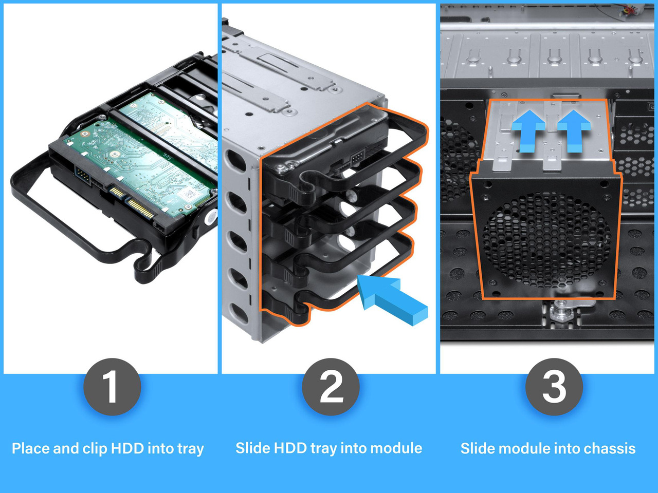 Open Box: Rosewill 4U Server Chassis Rackmount Case - Special Edition with 5 x Sudokoo SK120 PWM High-Airflow Fans | 2 x Rear 80mm Fans | 8 x 3.5" HDD Bays, 3 x 5.25" Devices | E-ATX Compatible | 2 x USB 3.0 - Newegg.com - Open Box condition - Image 13