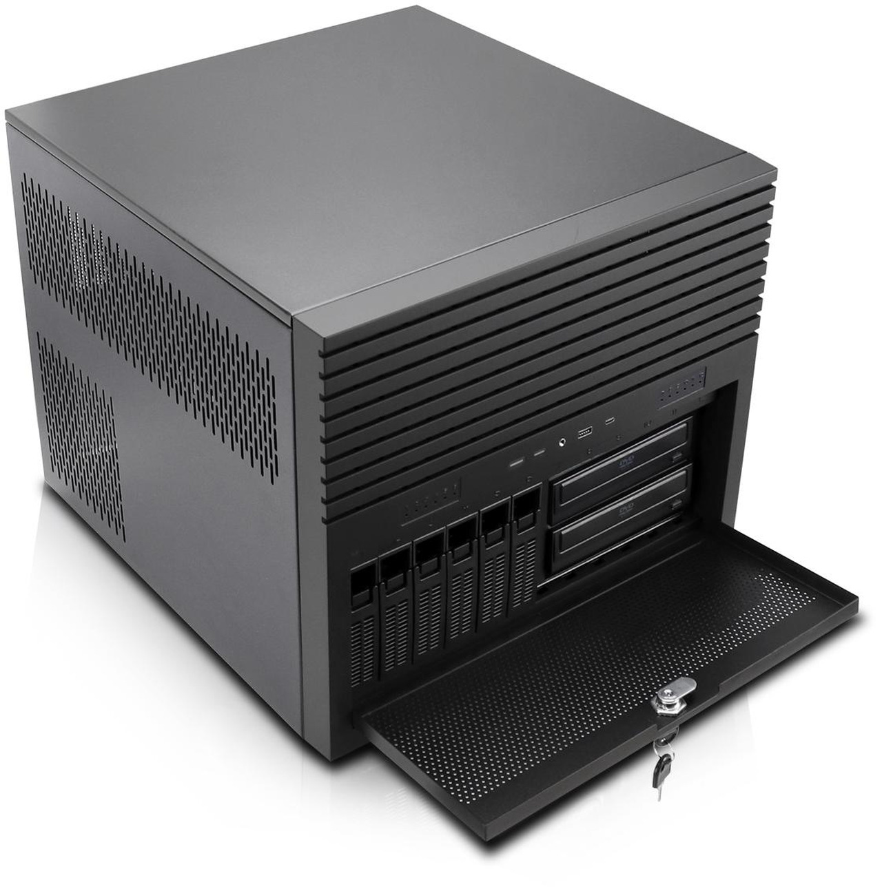 Open Box: Rosewill HEARTH NAS | Server Chassis | Supports up to 6 x 3.5" Hot Swap HDD and 6 x 2.5" SSD | E-ATX Compatible | 5 x 120mm PWM Fan | 2 x 5.25" Bay | USB 3.2 Type-C | Ideal for Home Servers, DIY NAS - Newegg.com - Open Box condition - Image 19