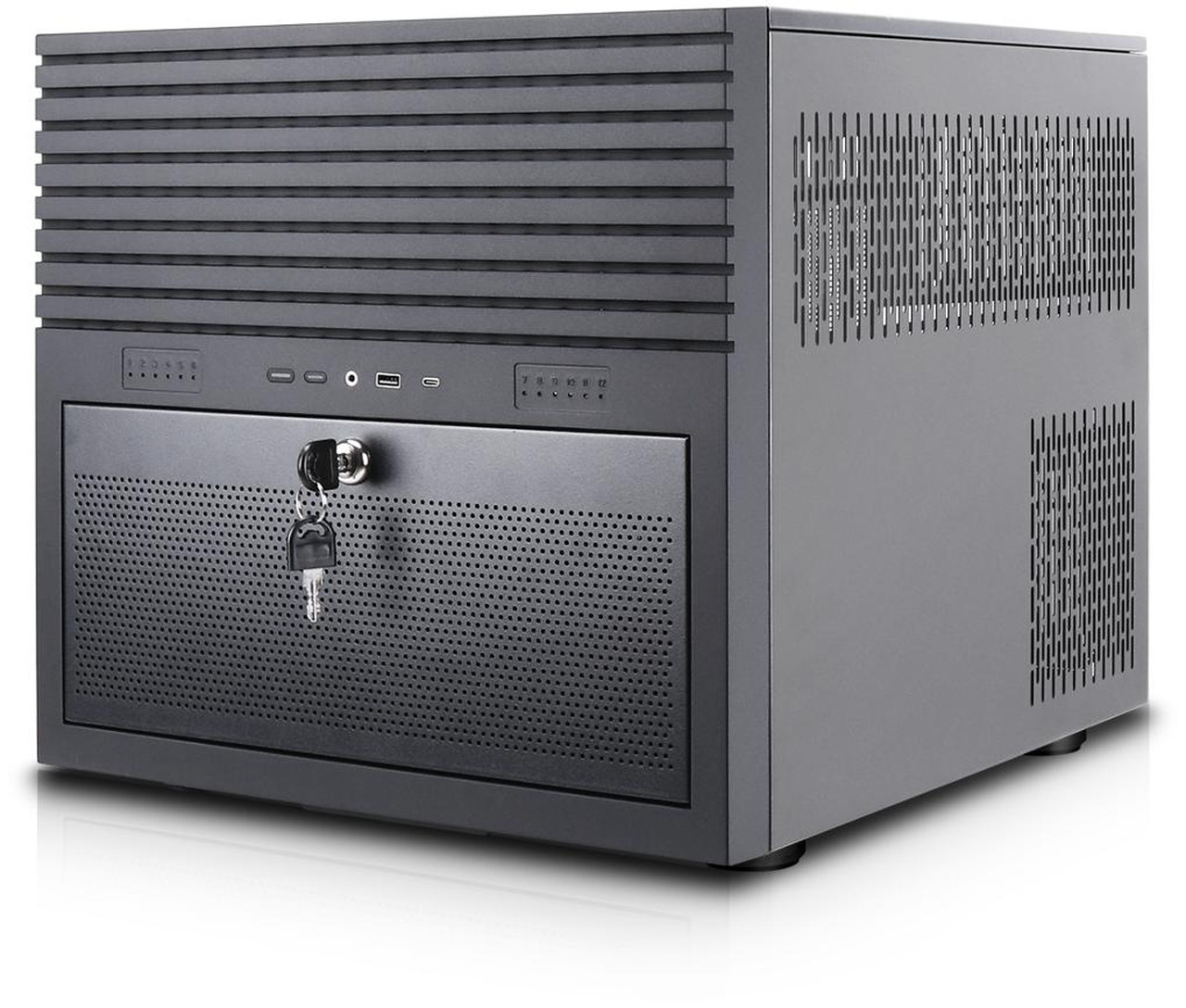 Open Box: Rosewill HEARTH NAS PRO | Server Chassis | Supports up to 12 x 3.5" Hot Swap HDD and 6 x 2.5" SSD | E-ATX Compatible | 5 x 120mm PWM Fans | 240mm AIO Support | USB 3.2 Type-C | Ideal for Home Servers - Newegg.com - Open Box condition - Image 14