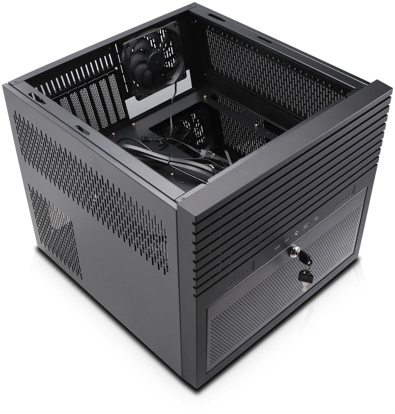Open Box: Rosewill HEARTH NAS PRO | Server Chassis | Supports up to 12 x 3.5" Hot Swap HDD and 6 x 2.5" SSD | E-ATX Compatible | 5 x 120mm PWM Fans | 240mm AIO Support | USB 3.2 Type-C | Ideal for Home Servers - Newegg.com - Open Box condition - Image 22