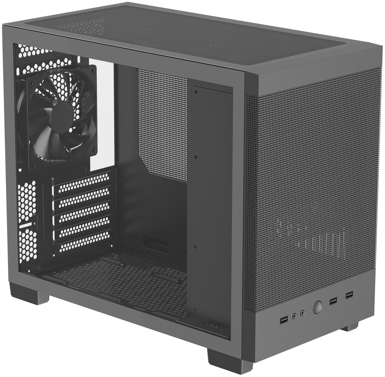Open Box: Rosewill Micro ATX Mini PC Computer Case with Pre-Installed 400W Power Supply | Left Temper Glass Side Panel | Front and Side Mesh | 240mm & 280mm Radiator Support | 1 x USB 2.0 | 2 x USB 3.0 - Newegg.com - Open Box condition - Image 15