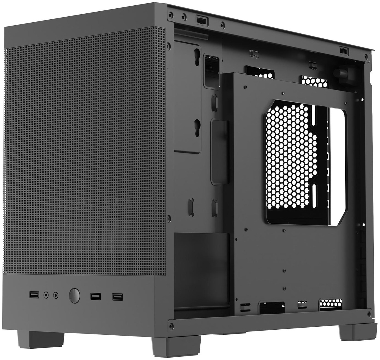 Open Box: Rosewill Micro ATX Mini PC Computer Case with Pre-Installed 400W Power Supply | Left Temper Glass Side Panel | Front and Side Mesh | 240mm & 280mm Radiator Support | 1 x USB 2.0 | 2 x USB 3.0 - Newegg.com - Open Box condition - Image 18