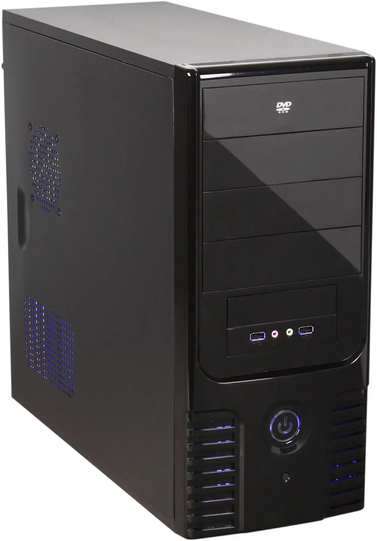 Main image of LOGISYS Computer CS305BK Black Steel ATX Mid Tower Enhanced SOHO Computer Case 480W Power Supply