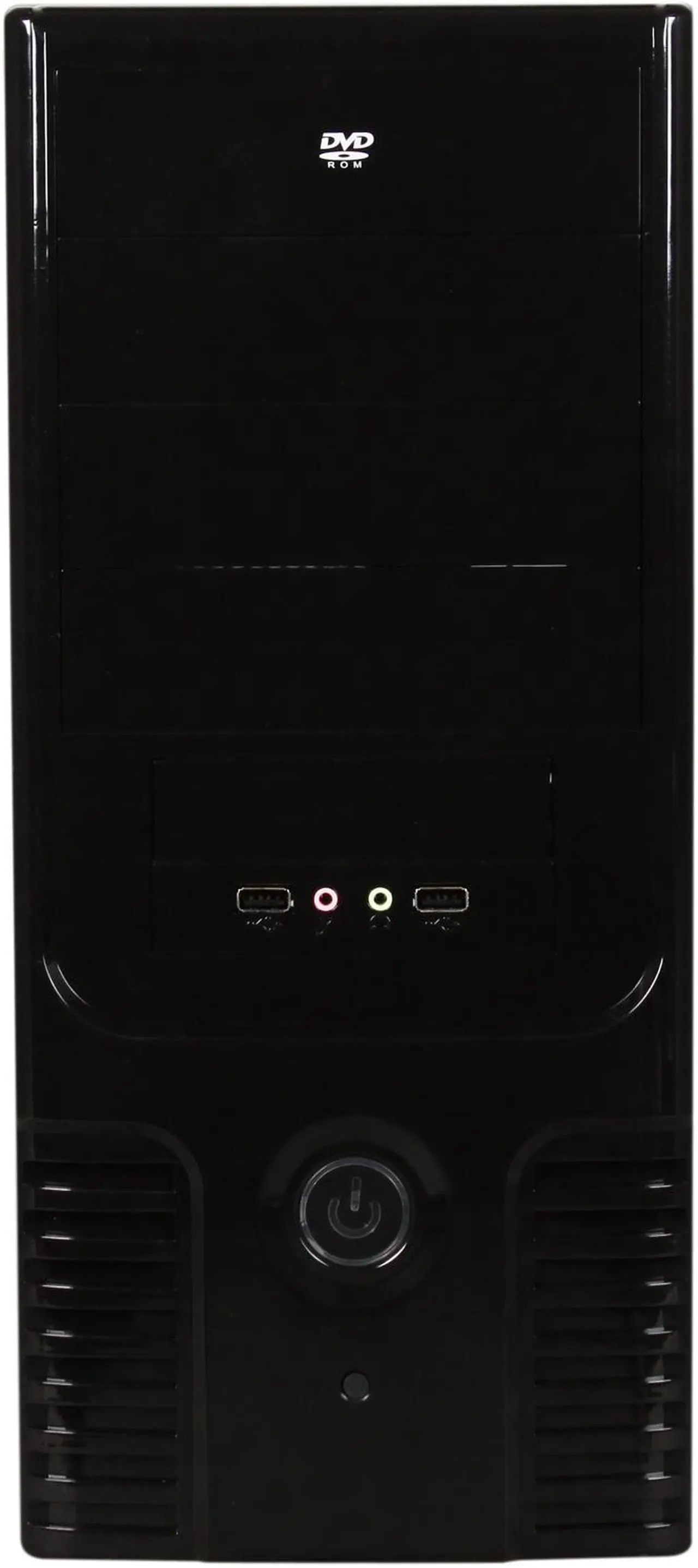 Alt view image 2 of 9 - LOGISYS Computer CS305BK Black Steel ATX Mid Tower Enhanced SOHO Computer Case 480W Power Supply
