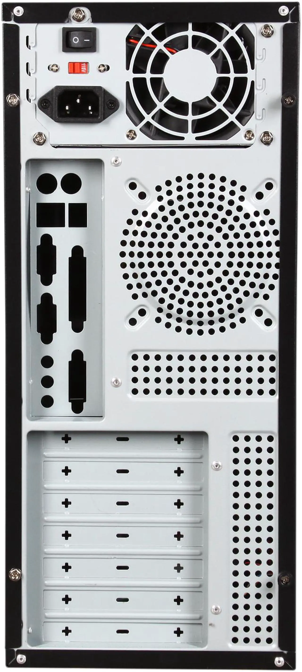 Alt view image 8 of 9 - LOGISYS Computer CS305BK Black Steel ATX Mid Tower Enhanced SOHO Computer Case 480W Power Supply
